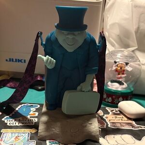 Blue Haunted Mansion Stretching Portrait Figurine Popcorn Bucket